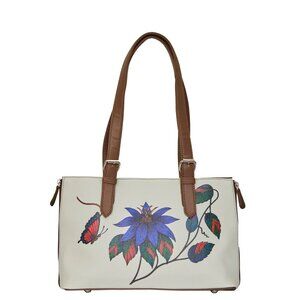 Printed Leather Large Shoulder Tote Bag for Women–Top Handle Bag, Ladies Handbag